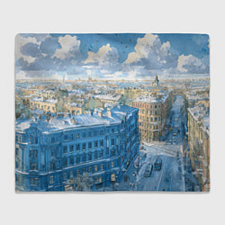 Плед Зимний утренний Питер