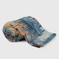 Плед флисовый Зимний Питер, цвет: 3D-велсофт — фото 2