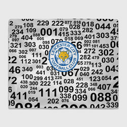 Плед Лестер сити цифры символы