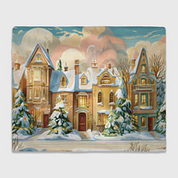 Плед Новогодний город