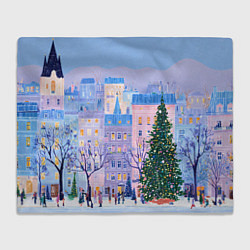 Плед Новогодний двор