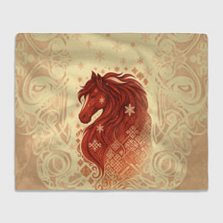 Плед Славянский конь