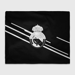 Плед Реал Мадрид полосы текстура линии