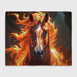 Плед Статная огненная лошадь