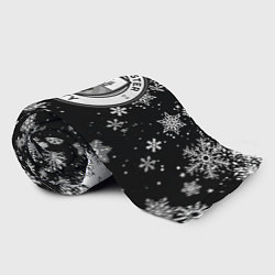 Плед флисовый Манчестер сити снежинки новый год, цвет: 3D-велсофт — фото 2