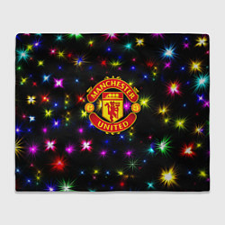 Плед Манчестер Юнайтед праздничные огни