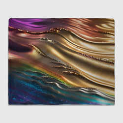 Плед Переливающийся расплавленный металл