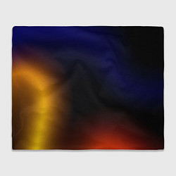 Плед Color black red blue