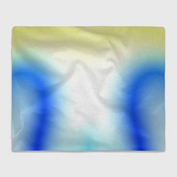 Плед Color yellow blue white