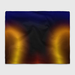 Плед Color black red blue