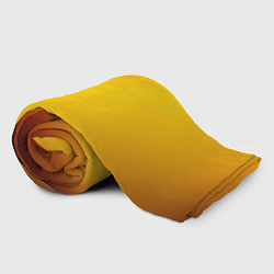 Плед флисовый Color yellow red gradient, цвет: 3D-велсофт — фото 2