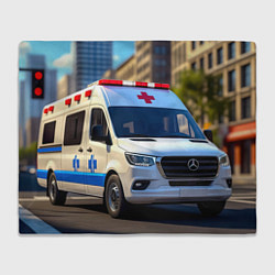 Плед Машина скорой помощи