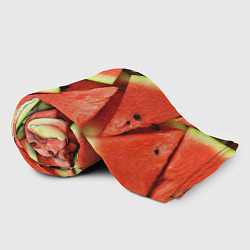 Плед флисовый Дольки арбуза, цвет: 3D-велсофт — фото 2
