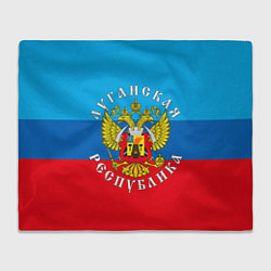 Плед флисовый Луганская республика, цвет: 3D-велсофт