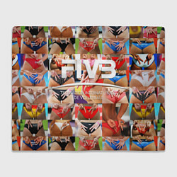 Плед Волейбол скрытые знаки FIVB
