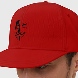 Кепка-снепбек Vendetta Mask, цвет: красный