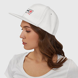 Кепка-снепбек Еда, сон и Volkswagen, цвет: белый — фото 2