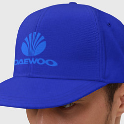 Кепка-снепбек Logo daewoo, цвет: синий