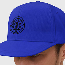 Кепка-снепбек Slipknot Pentagram, цвет: синий