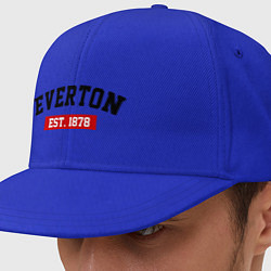 Кепка-снепбек FC Everton Est. 1878, цвет: синий