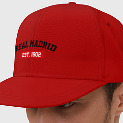 Кепка-снепбек FC Real Madrid Est. 1902, цвет: красный