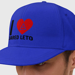 Кепка снепбек I love Jared Leto