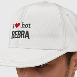 Кепка снепбек I LOVE HOT BEBRA Prod PARADEEV1CH