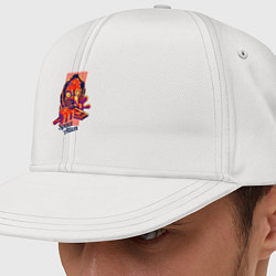 Кепка-снепбек Пришелец с бластером, цвет: белый