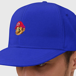 Кепка-снепбек Super Mario Sketch Nintendo, цвет: синий