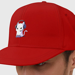 Кепка снепбек Котёнок игроман The kitten is a gambler