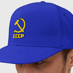 Кепка-снепбек СССР, цвет: синий