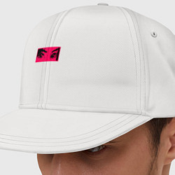 Кепка-снепбек Anime Sad Eye, цвет: белый