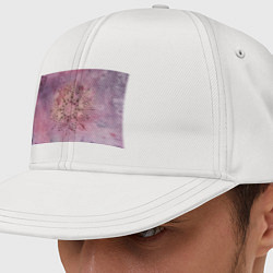 Кепка снепбек Мандала гармонии, фиолетовая, в космосе