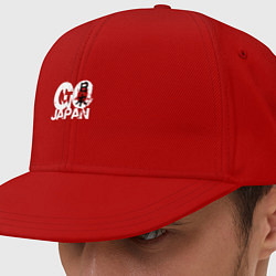 Кепка-снепбек Go Japan - motto, цвет: красный