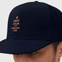 Кепка снепбек Keep calm and volley on