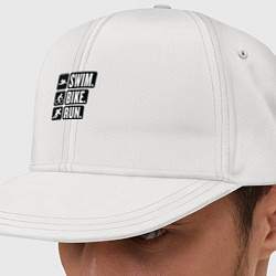 Кепка снепбек Swim bike run