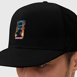 Кепка-снепбек Роблокс в шляпе, цвет: черный