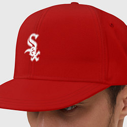 Кепка-снепбек Chicago white sox - baseball, цвет: красный