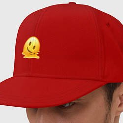 Кепка снепбек Плавящийся смайлик