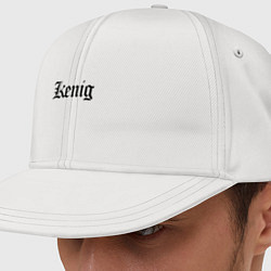 Кепка-снепбек Калининград - мем, цвет: белый