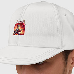 Кепка снепбек Робот-сгибальщик Бендер рок гитарист группы Футура