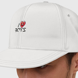 Кепка снепбек I love boys - motto