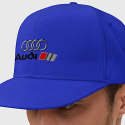 Кепка-снепбек Audi, цвет: синий