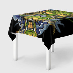 Скатерть для стола Зеленый дракон, цвет: 3D-принт — фото 2