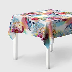 Скатерть для стола Цветы и бабочки 5, цвет: 3D-принт — фото 2