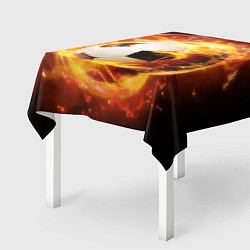 Скатерть для стола Огненная стихия, цвет: 3D-принт — фото 2