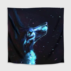 Скатерть для стола Лунный волк, цвет: 3D-принт