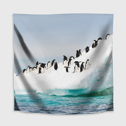Скатерть для стола Пингвины на айсберге, цвет: 3D-принт