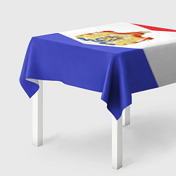 Скатерть для стола Флаг и герб Голландии, цвет: 3D-принт — фото 2