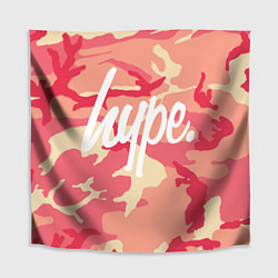 Скатерть для стола HYPE Оранжевый Камуфляж, цвет: 3D-принт